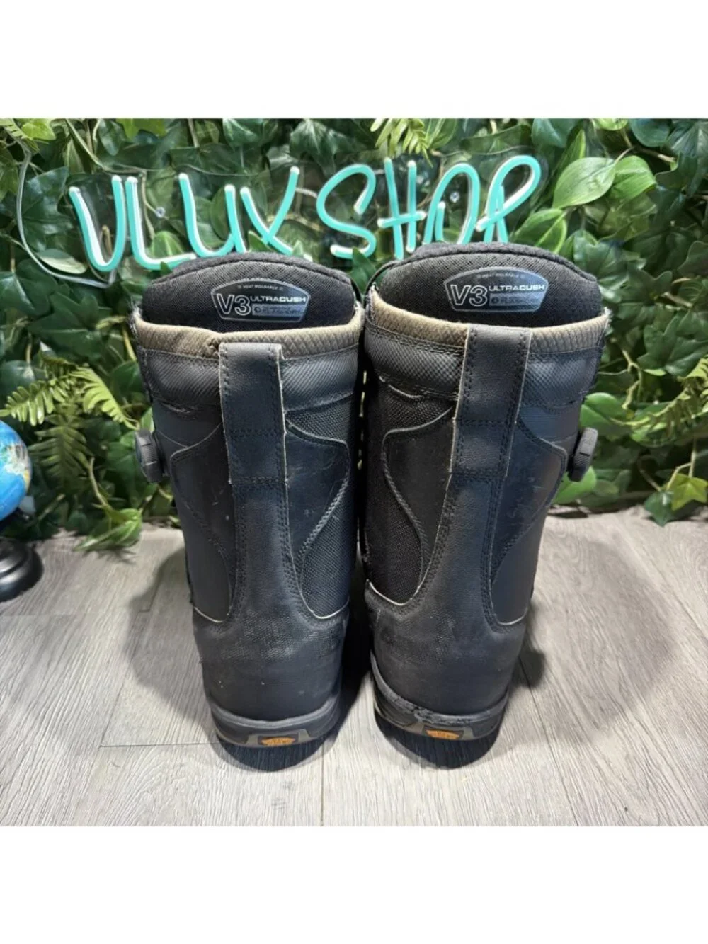VANS Infuse V3 UltraCush Men's Snowboard Boots Black/Canteen Sz 8.5 VN0A3DIL0CB